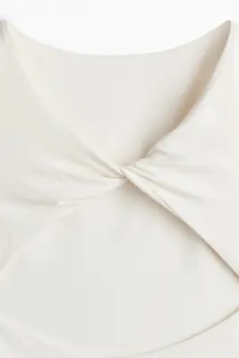 Body string avec détail torsadé - Crème — photo 3