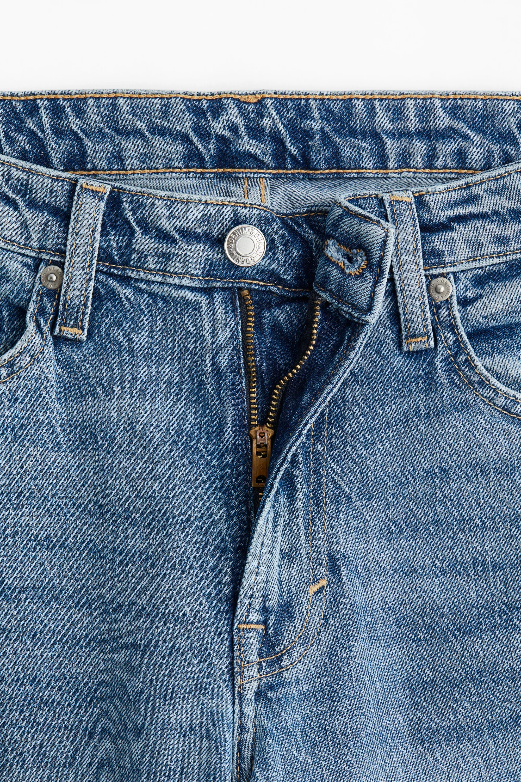 Curvy Fit Flared High Jeans - Bleu denim clair