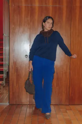 Pantalon barrel cargo Femme — photo 2