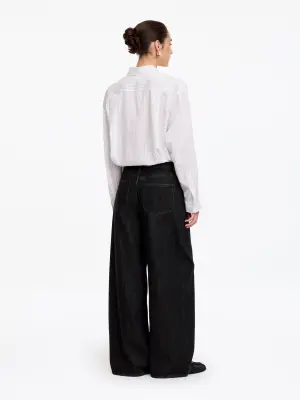 Jean large oversize CEDAR - Noir — photo 2