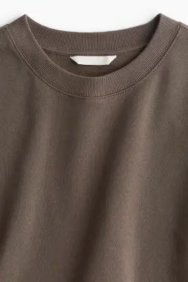 Sweat oversize - Grège foncé — photo 4