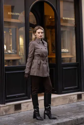 Leanne Short Trench Coat — photo 5