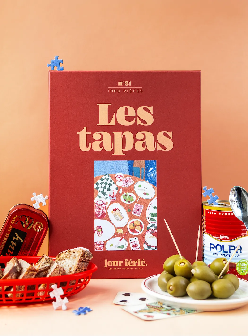 Puzzle 1000 pièces Les tapas – Jour Férié