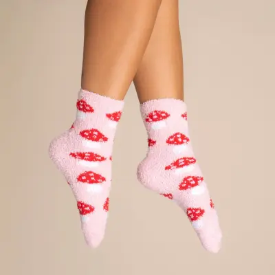 Chaussettes moumoute Champignon – Coucou Suzette — photo 2
