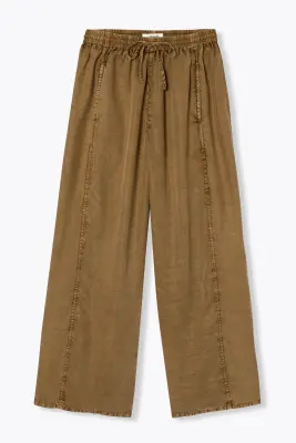 Pantalon large en lyocell — photo 1