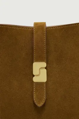 SAC BELLO MINI CARAMEL CROÛTE DE CUIR — photo 3