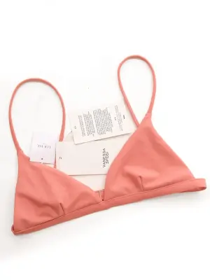 Haut de maillot de bain bikini triangle rose bonbon Taille S — photo 5