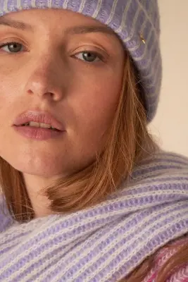 bonnet charline ecru/glacon — photo 4
