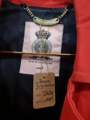 Trench-coat Juicy Couture rouge — photo 2