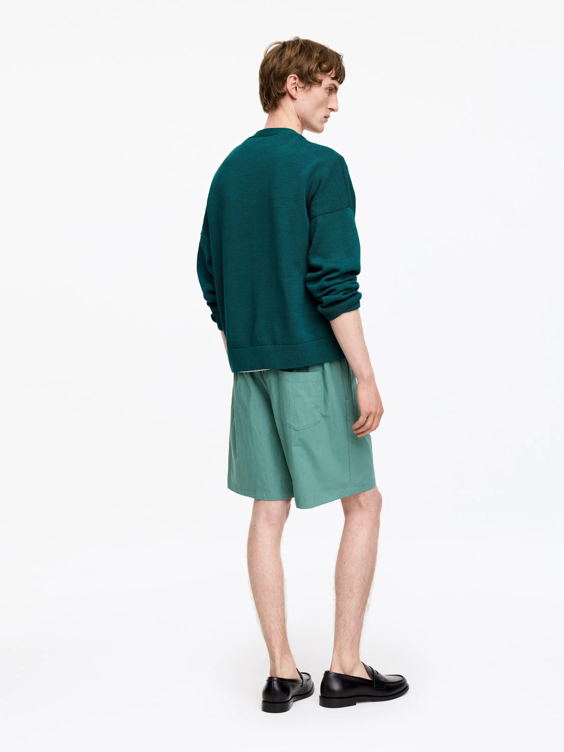 Short décontracté à enfiler - Vert