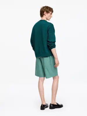 Short décontracté à enfiler - Vert — photo 1