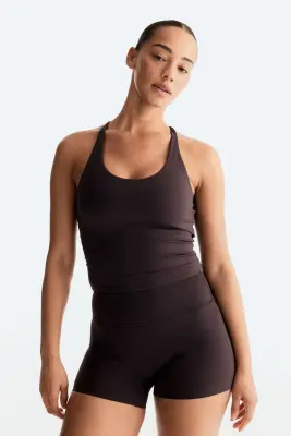 Short de sport moulant SculptMove™ - Prune — photo 1