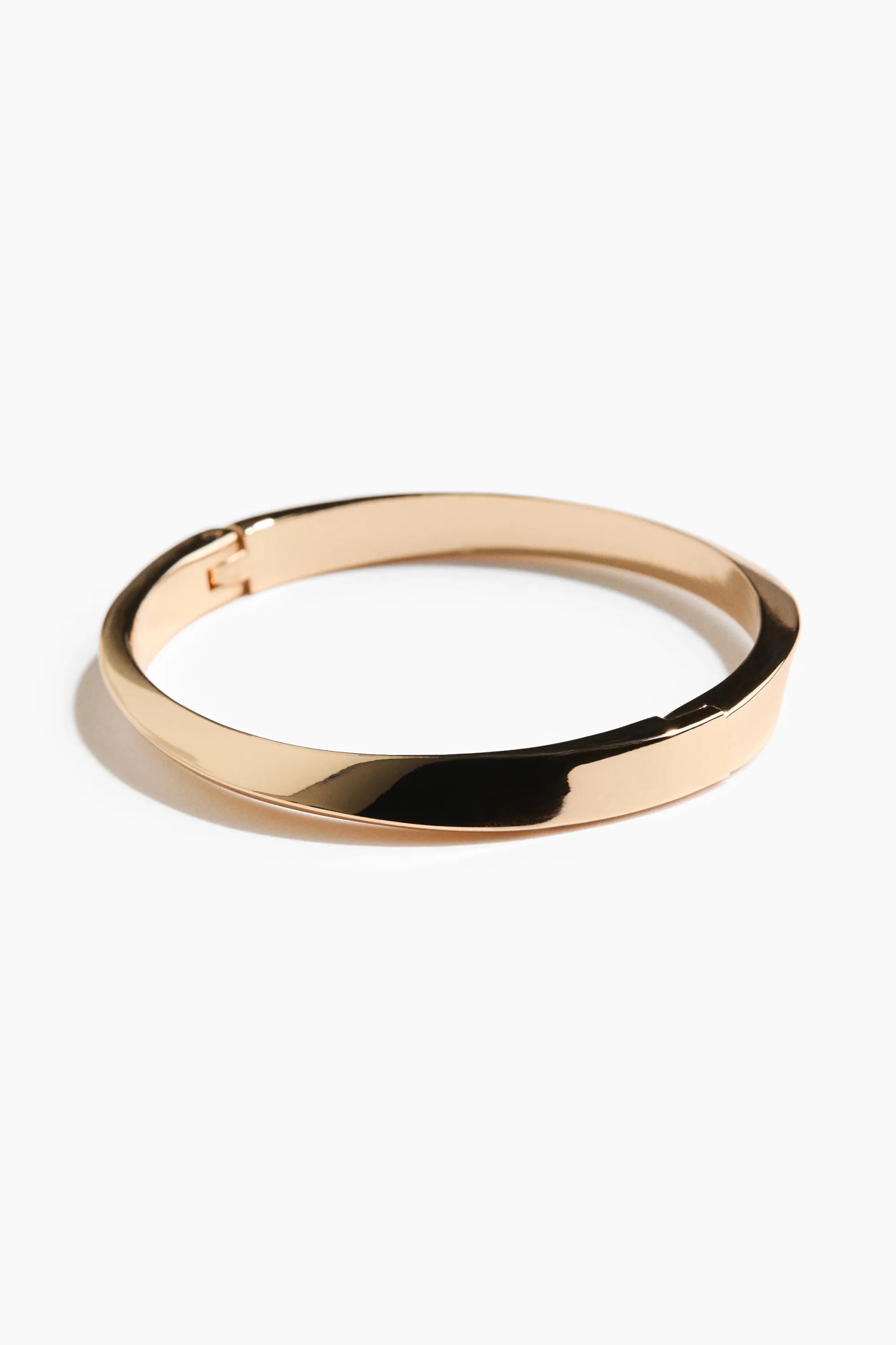 Bracelet manchette à charnière - Doré