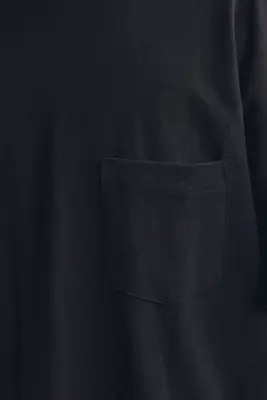 T-shirt Oversized Fit en coton - Noir — photo 2