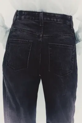 Jean à jambes droites - Noir — photo 2