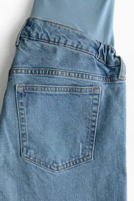 MAMA Slim Mom Ankle Jeans - Bleu denim — photo 5