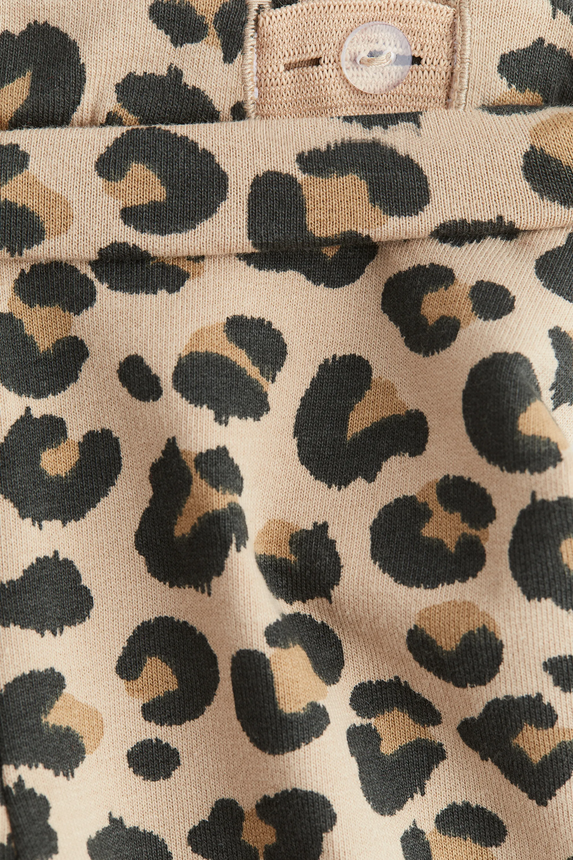 Legging imprimé avec intérieur brossé - Beige/imprimé léopard