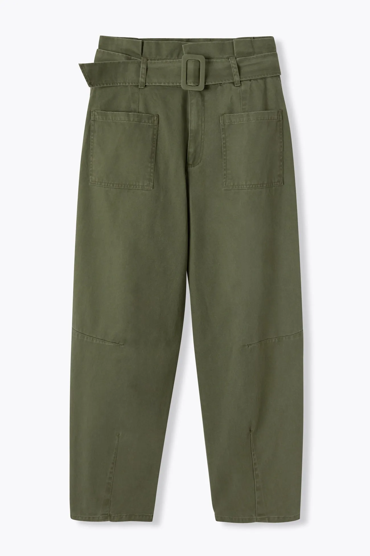 Pantalon barrel taille haute