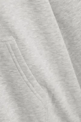 Sweat à capuche standard - Mélange gris clair poudré — photo 4