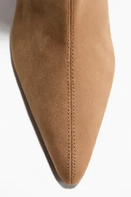 Bottes à bout pointu - Beige — photo 3