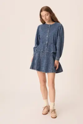 Blouse Lizia Middle Blue — photo 4