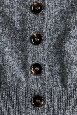 Gilet en maille fine - Gris chiné — photo 4