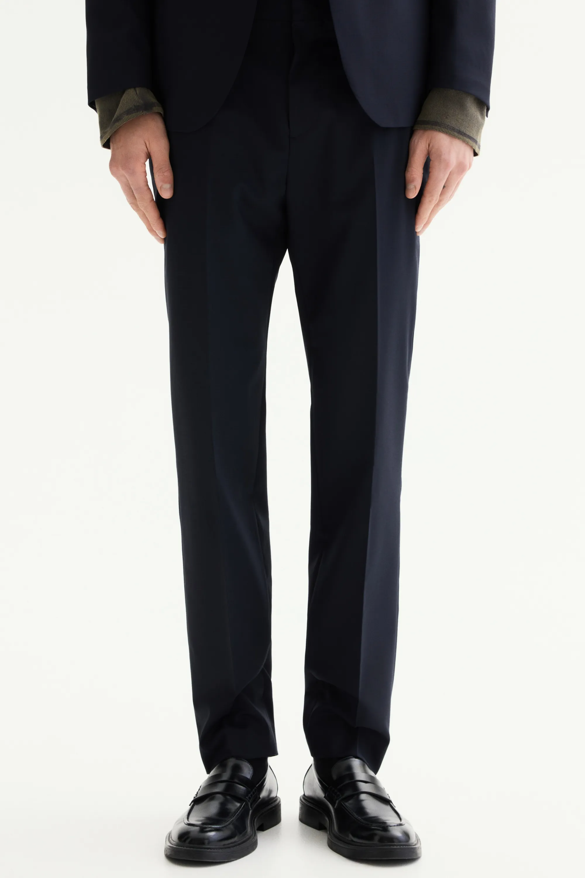 Pantalon de costume Slim Fit - Bleu marine