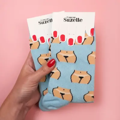 Chaussettes Zézette (noire ou blanche) – Coucou Suzette — photo 3