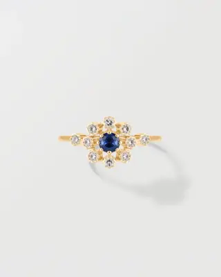 BAGUE BRUNE - Or rose 18 carats — photo 5