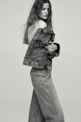 Wide High Jeans - Bleu denim clair — photo 2