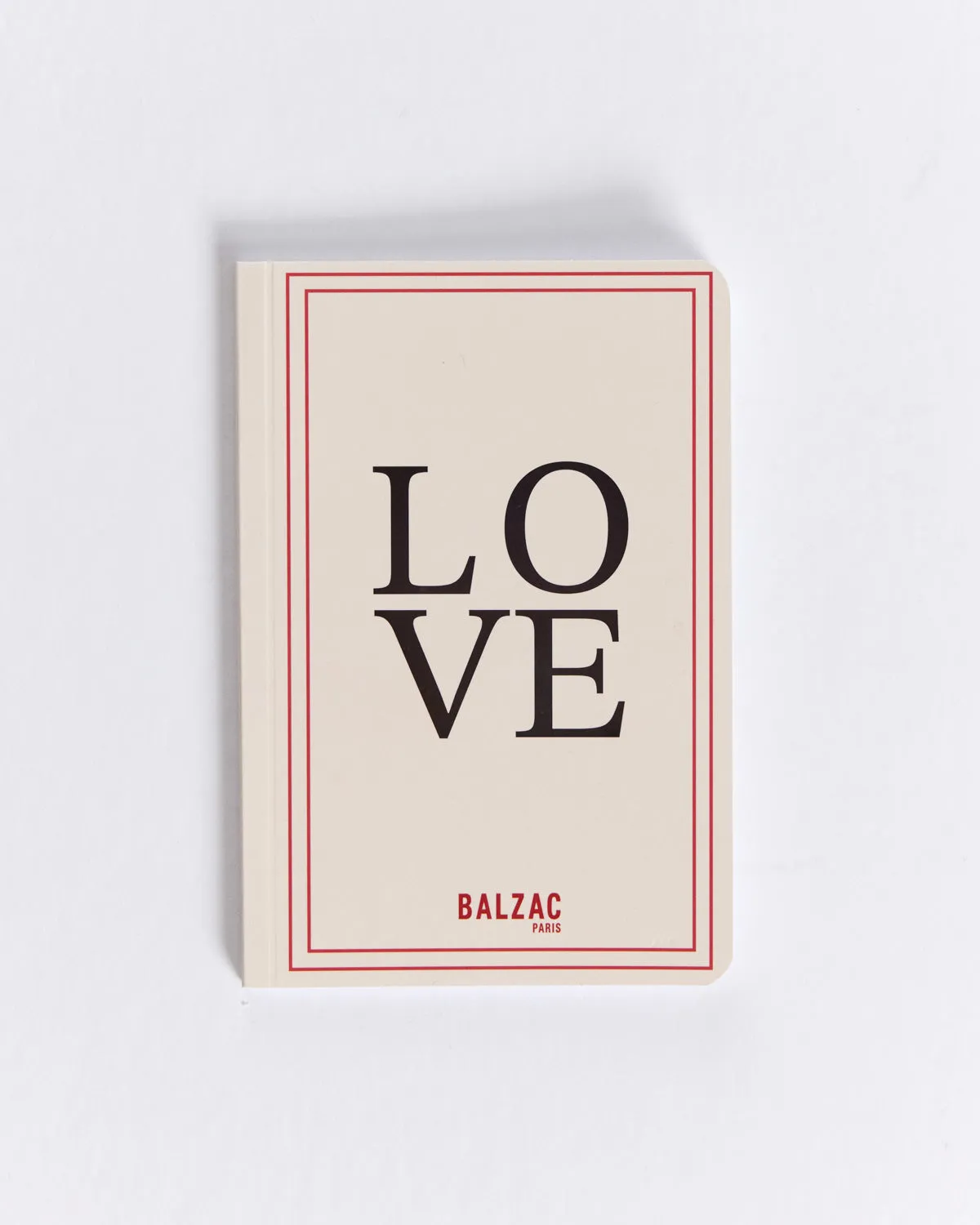 Carnet A6 ecru Love
