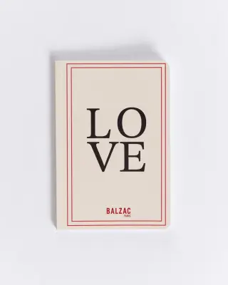 Carnet A6 ecru Love — photo 1