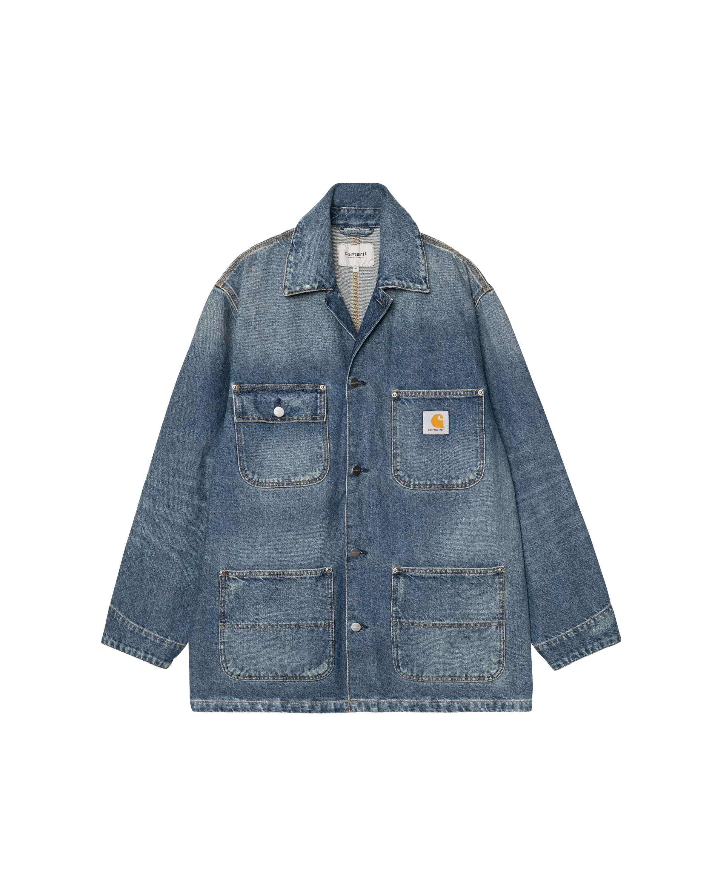 Aden Chore Coat Blue Grind Wash