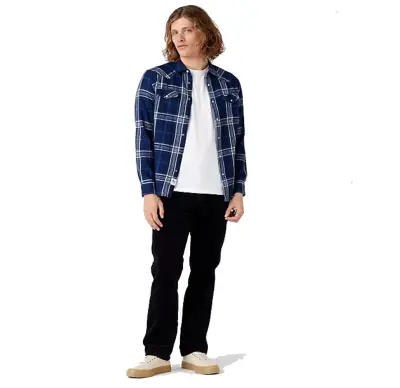 WRANGLER TEXAS VELOURS Noir — photo 3