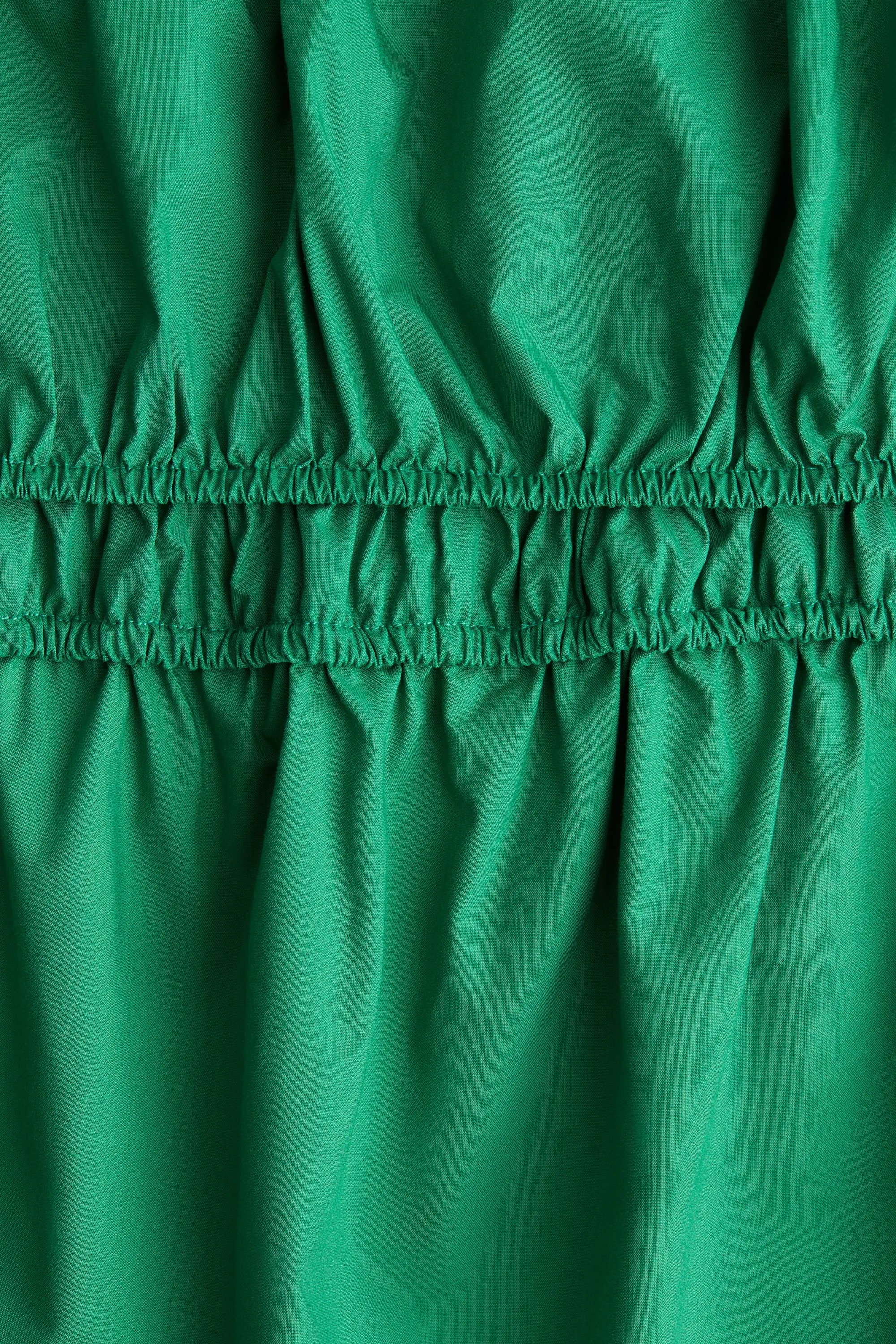 MAMA Robe à bretelles fines en popeline - Vert