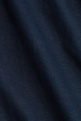 MAMA Pantalon Before & After en lin mélangé - Bleu marine — photo 4