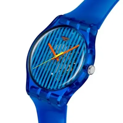 Montre Swatch New Gent SO29S102 - BRILLIANTLY BLUE — photo 3