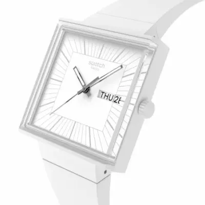 Swatch Essentials SO34W700 - WHAT IF...ALLWHITE? — photo 3