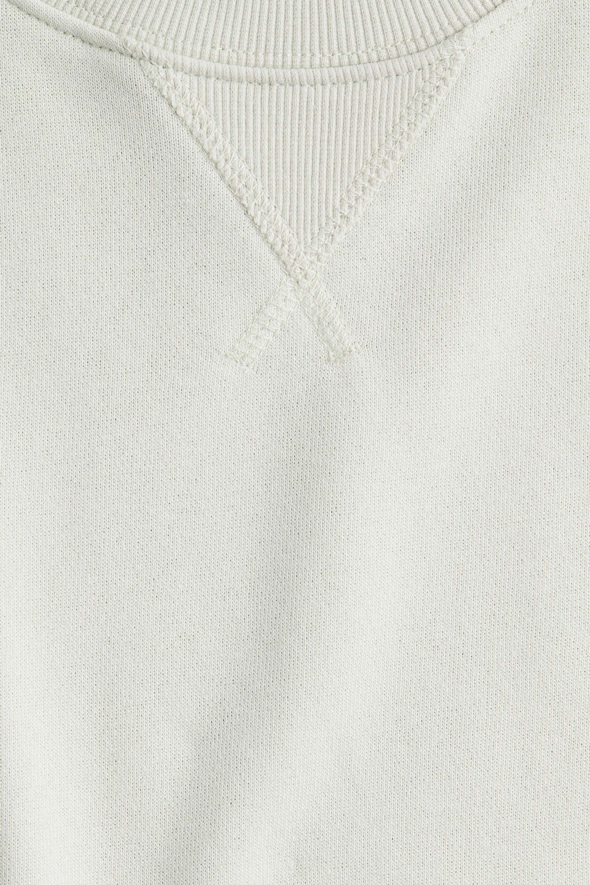 Sweat oversize à manches courtes - Vert ancien clair