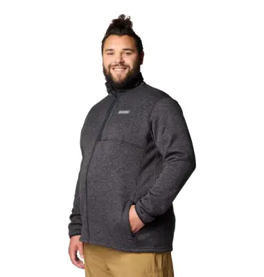 COLUMBIA SWEAT CHINE ZIP Noir — photo 5