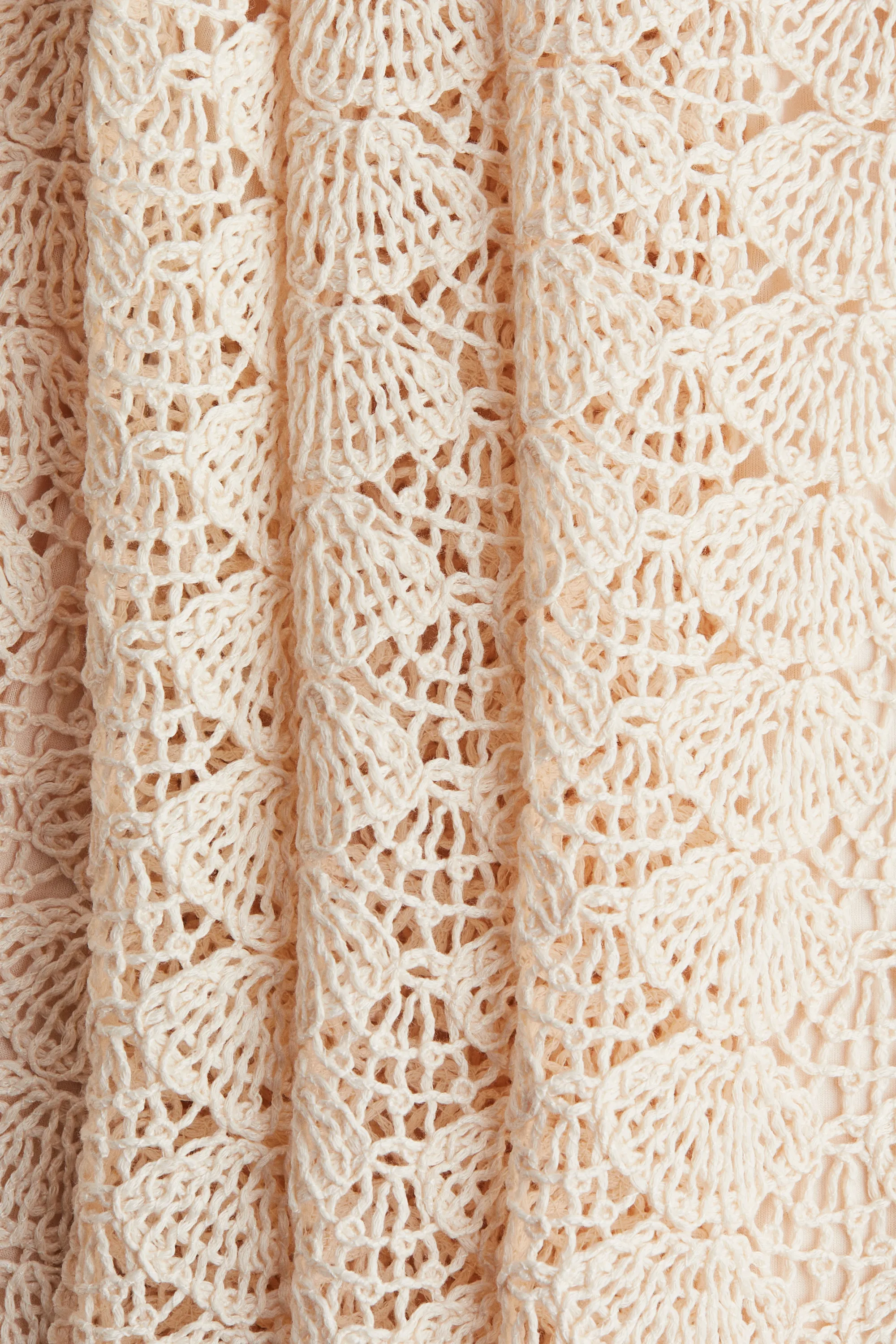 Minirobe façon crochet - Crème