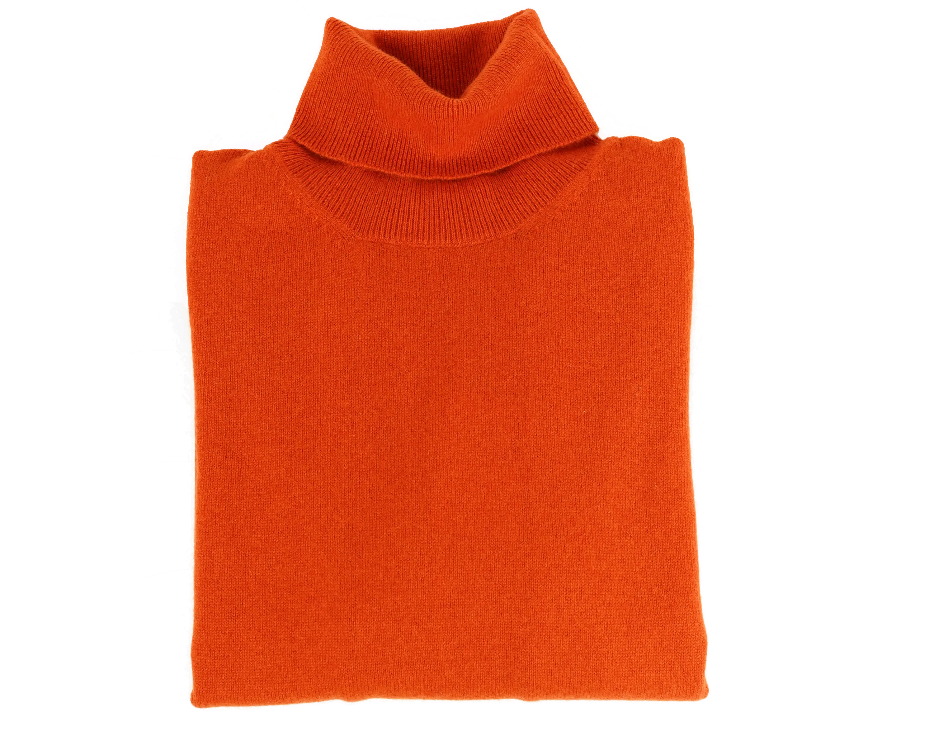 Col roulé femme en pashmina - Orange