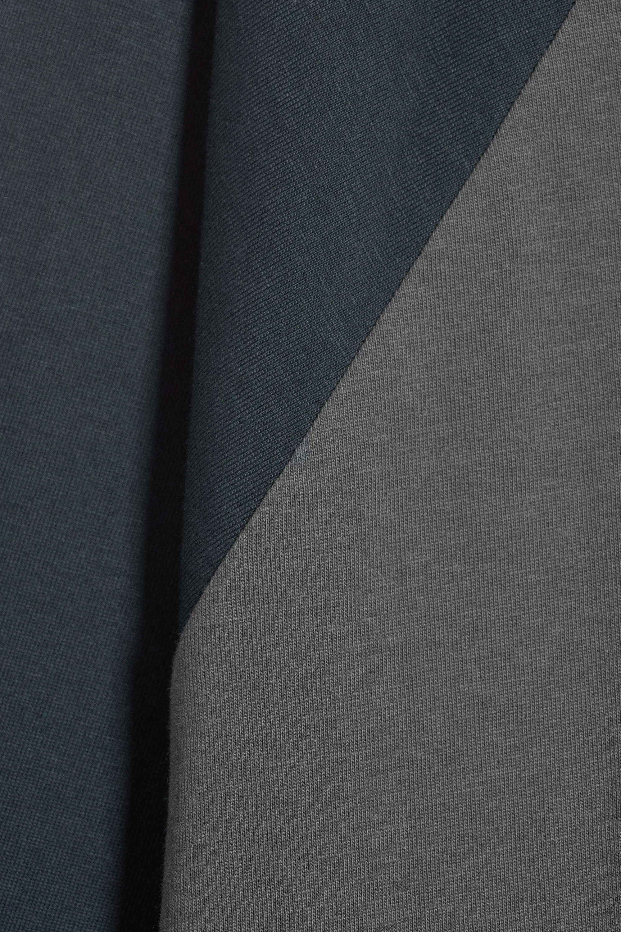 Loose raglan long-sleeved top - Gris foncé