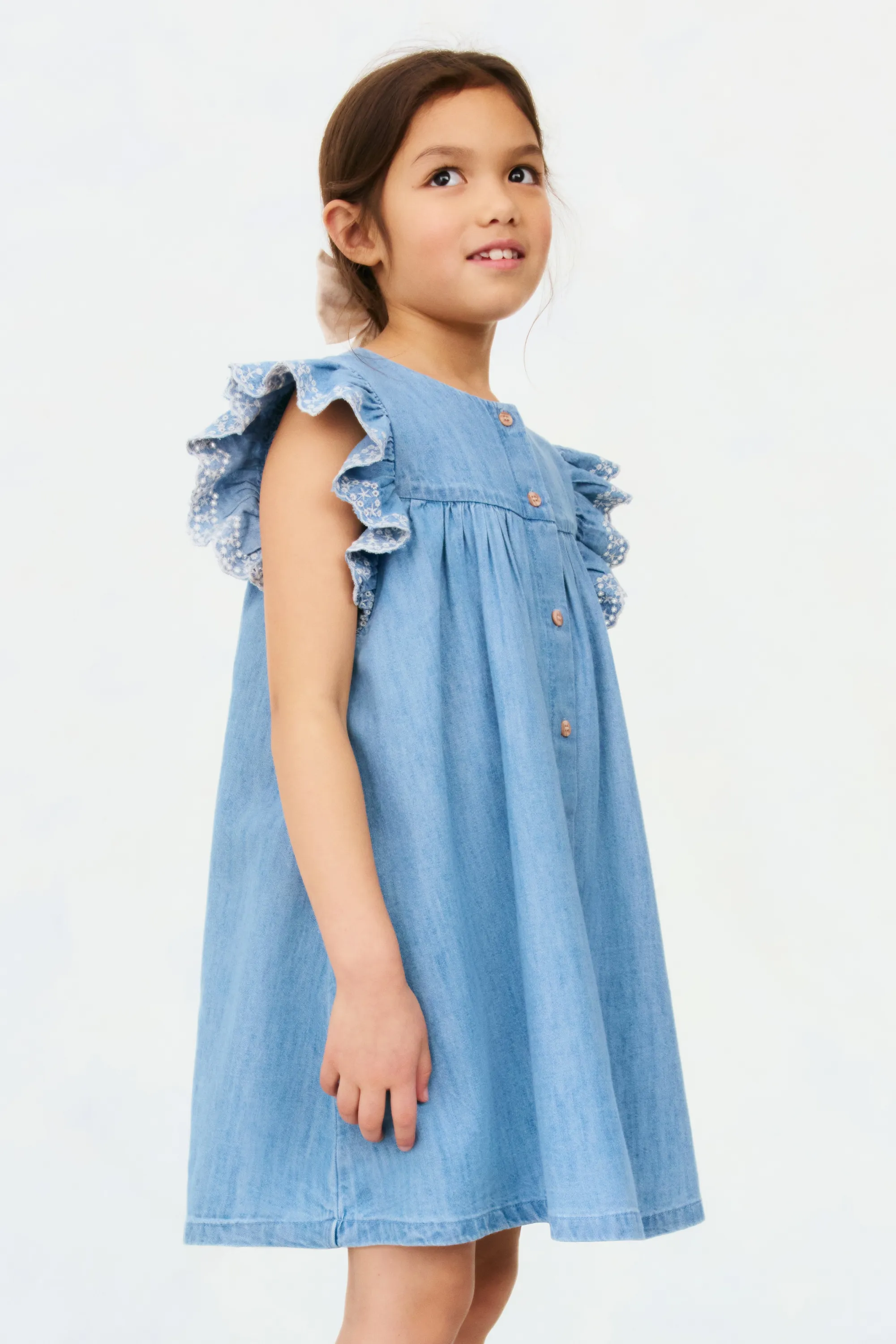 Robe en denim - Bleu denim clair