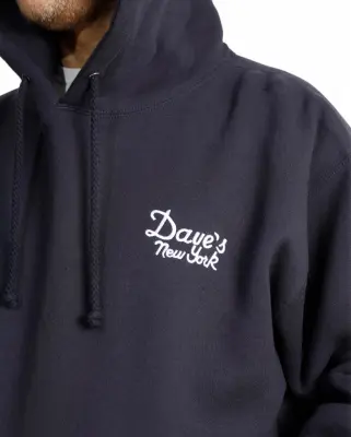 Vintage Logo Hooded Sweat Navy — photo 5