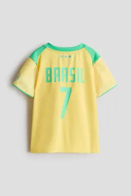 Maillot de football imprimé - Jaune/Brasil — photo 1