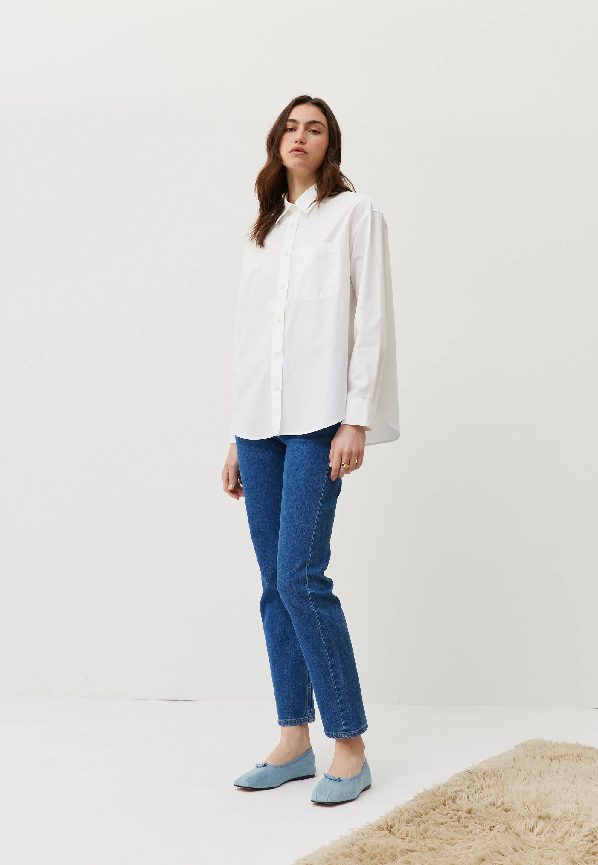 La chemise oversize - Blanc