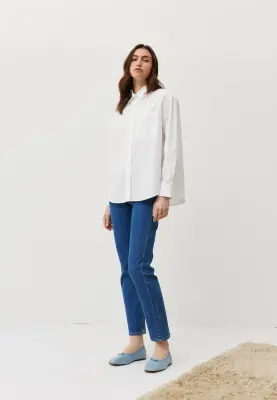 La chemise oversize - Blanc — photo 1