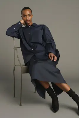 CHEMISE KITA NAVY — photo 4