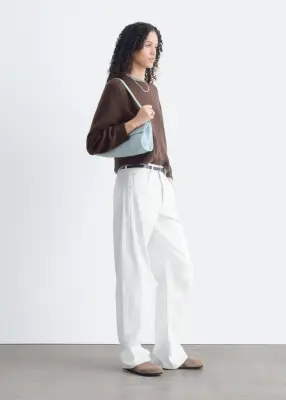 Pull en maille - Marron foncé — photo 4